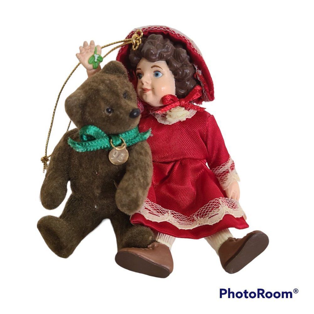 1993 Hallmark Keepsake Christmas Ornament Julianne and Teddy Special Edition VTG